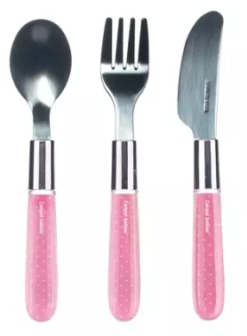 canpol 9-477-kovovy-pribor ruzovy 