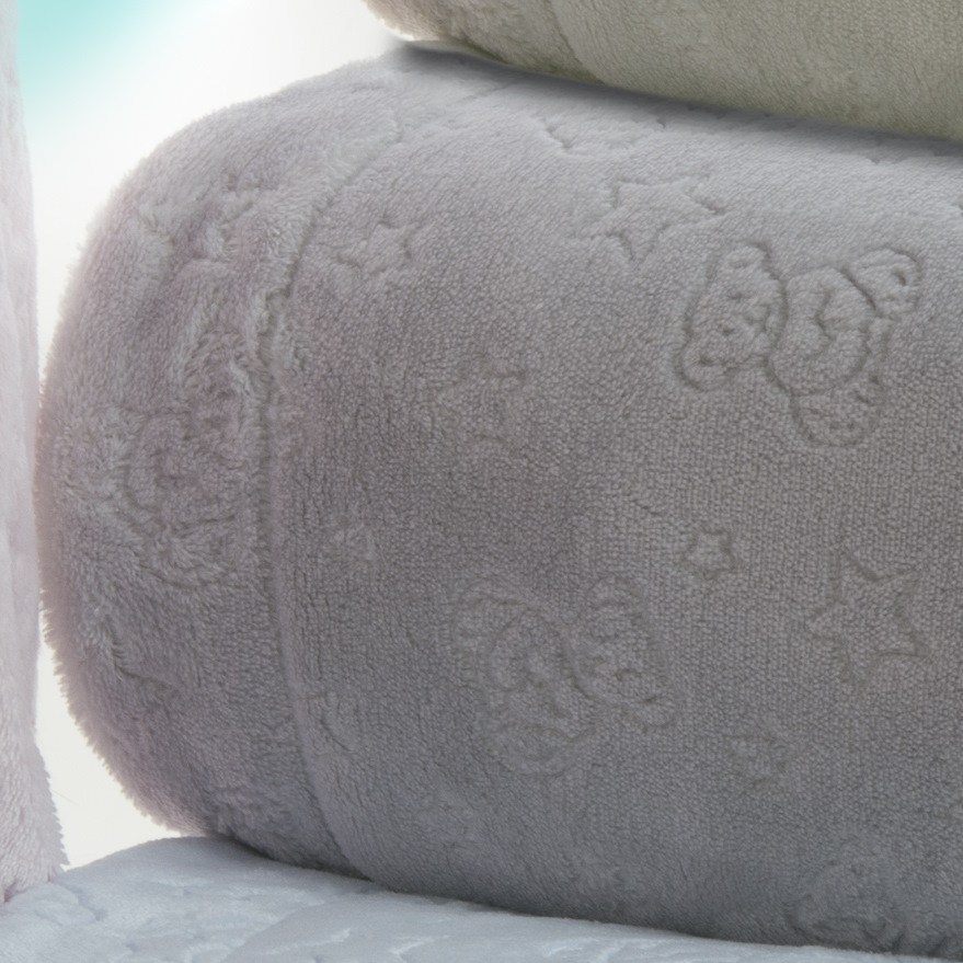 Gamberritos takaro pluss 80x110cm maci csillag szurke 10878