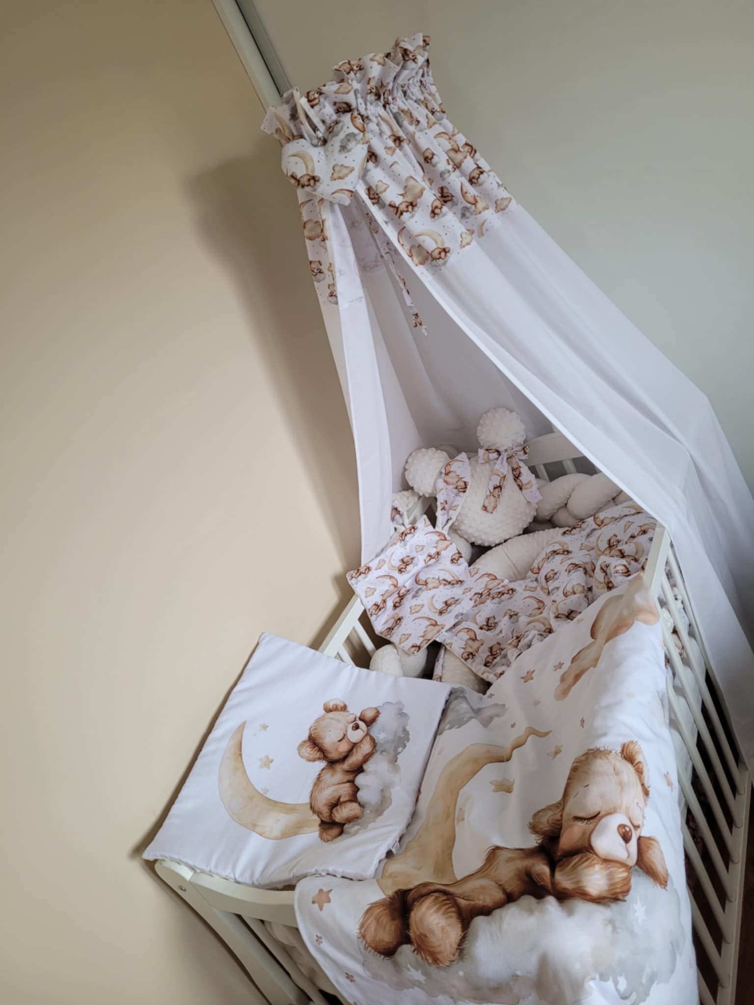 Handmade set do postieľky Medvedíky