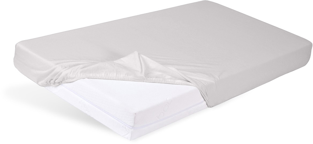 BABYMATEX Plachta napínacia Jersey 60x120cm svetlo šedá