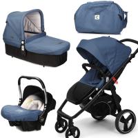 CASUALPLAY - Set kočík LOOP, autosedačka Baby 0plus, vanička Cot a Bag 2020