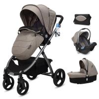 CASUALPLAY - Playxtrem Skyline Set športový kočík, autosedačka 0-13 kg, vanička a prebalovacia taška 2020 Sand CASUALPLAY - Playxtrem Skyline Set športový kočík, autosedačka 0-13 kg, vanička a prebalovacia taška 2020 Sand