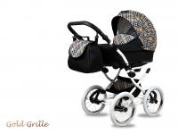 Raf-pol retro kočík Margaret White ALU