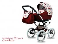 Raf-pol retro kočík Margaret White ALU