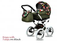 Raf-pol retro kočík Margaret White ALU