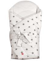 Zavinovačka s kokos vložkou GF biela sivé hviezdičky 