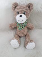 Handmade ručne háčkovaná hračka - medvedík
