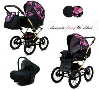 Raf-pol retro kočík Margaret Gold ALU