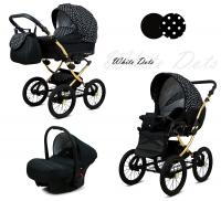 Raf-pol retro kočík Margaret Gold ALU