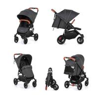 VALCO BABY Snap 4 Flat Matte LTD Edition, ekokoža Signature Grey