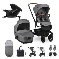EASYWALKER Set 4XL kočík kombinovaný Harvey3 s  autosedačkou Kiddy Evolution Pro 2 + Isofix + Príslušenstvo