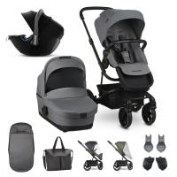 EASYWALKER Set 3XL kočík kombinovaný Harvey3 s  autosedačkou Kiddy Evolution Pro 2 + Príslušenstvo Fossil Grey