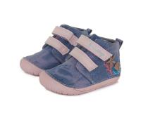 D. D. step dievčenská detská plátená obuv BAREFOOT lavender C070-186A veľkosť 20-25