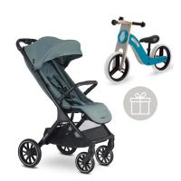 EASYWALKER Jackey XL + odrážadlo Uniq Turquoise