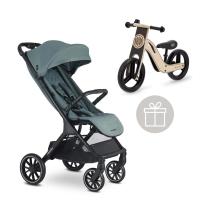 EASYWALKER Jackey XL + odrážadlo Uniq Natural Forest Green
