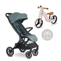 EASYWALKER Jackey XL + odrážadlo Uniq Pink