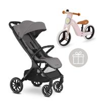 EASYWALKER Jackey XL + odrážadlo Uniq Pink