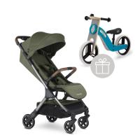 EASYWALKER Jackey Limited Edition + odrážadlo Uniq Turquoise Emerald