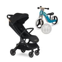 EASYWALKER Jackey Limited Edition + odrážadlo Uniq Turquoise gold