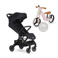 EASYWALKER Jackey + odrážadlo Uniq Pink Shadow Black