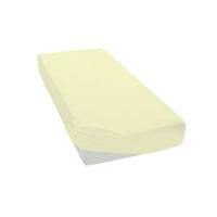 Bavlnená plachta do postieľky 160x80cm maslová