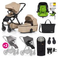 PETITE&amp;MARS ICON 2v1 XXL AIR + KIDDY Evoluna i-size 2 + základňa
