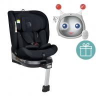 PETITE&MARS Autosedačka Twistguard Pro i-Size 40-150 cm+ Zrkadielko Oly Grey 0m+