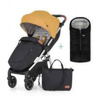 PETITE&MARS Kočík športový Royal2 Silver + PETITE&MARS fusak Jibot ZADARMO