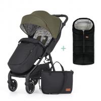 PETITE&amp;MARS Kočík športový Royal2 Black + PETITE&amp;MARS fusak Jibot ZADARMO