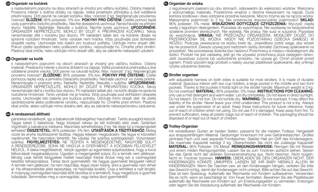 PETITE&amp;MARS Organizér na sedadlo Order