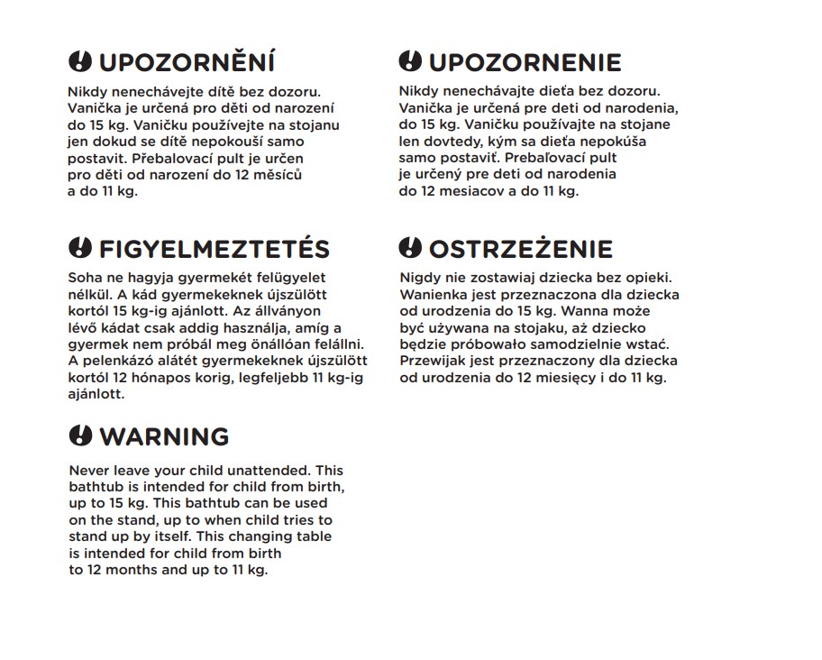 PETITE&amp;MARS Prebaľovací pult s vaničkou Spa 3v1