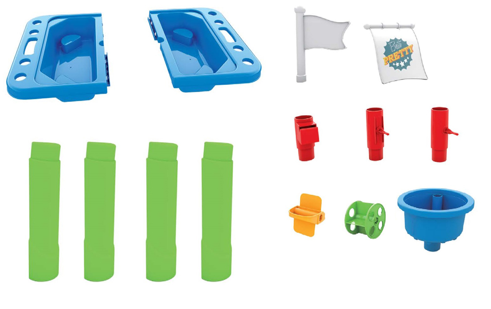 PETITE&amp;MARS Stolík hrací na vodu a piesok Sandy Teo