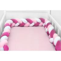 Scamp pletenec 180 cm ružový