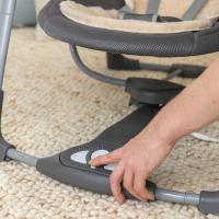 INGENUITY Hojdačka konvertibilná vibrujúca s melódiou Every Season™ Chic Boutique™​ 0m+ do 9 kg