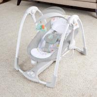 INGENUITY Hojdačka konvertibilná s adaptérom vibrujúca s melódiou Wimberly™ 2v1 0 m+, do 9 kg