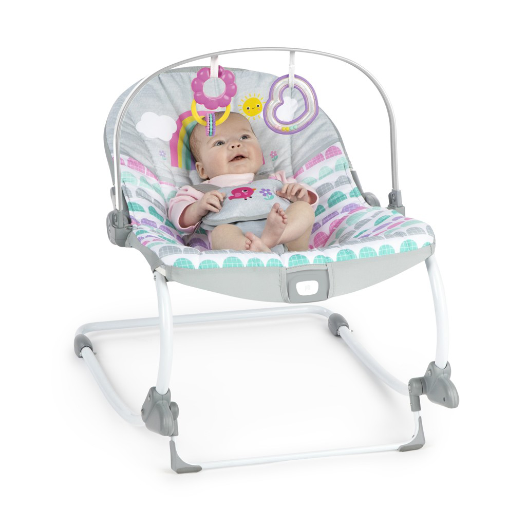 BRIGHT STARTS Húpatko vibrujúce Rosy Rainbow™ 0m+ do 18 kg