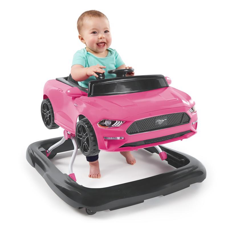 BRIGHT STARTS Chodítko 3v1 Ford Mustang Pink 6 m+, do 11 kg