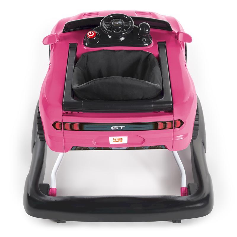 BRIGHT STARTS Chodítko 3v1 Ford Mustang Pink 6 m+, do 11 kg