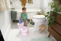 INGENUITY Toaleta detská so zvukom My Size Ružová