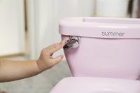 INGENUITY Toaleta detská so zvukom My Size Ružová