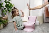 INGENUITY Toaleta detská so zvukom My Size Ružová