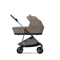 Cybex Melio Carbon 2v1 s vaničkou Almond Beige