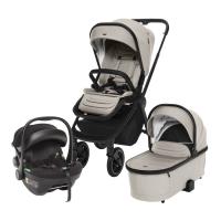 Zopa Move Cross 3 + Vanička XL 3 + Adaptéry + autosedačka Zopa XM Plus i-Size Ivory Beige