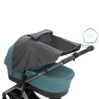 Fillikid Slnečná clona na kočík Easy grey melange
