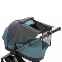 Fillikid Slnečná clona na kočík Easy grey melange