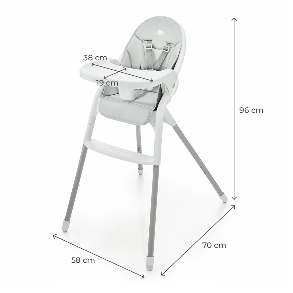 KINDERKRAFT Stolička jedálenská Dinnly 2v1