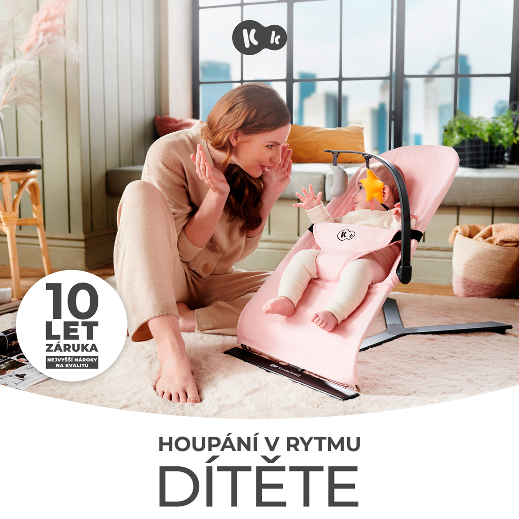 KINDERKRAFT Lehátko pohupujúce Mimi, do 9kg