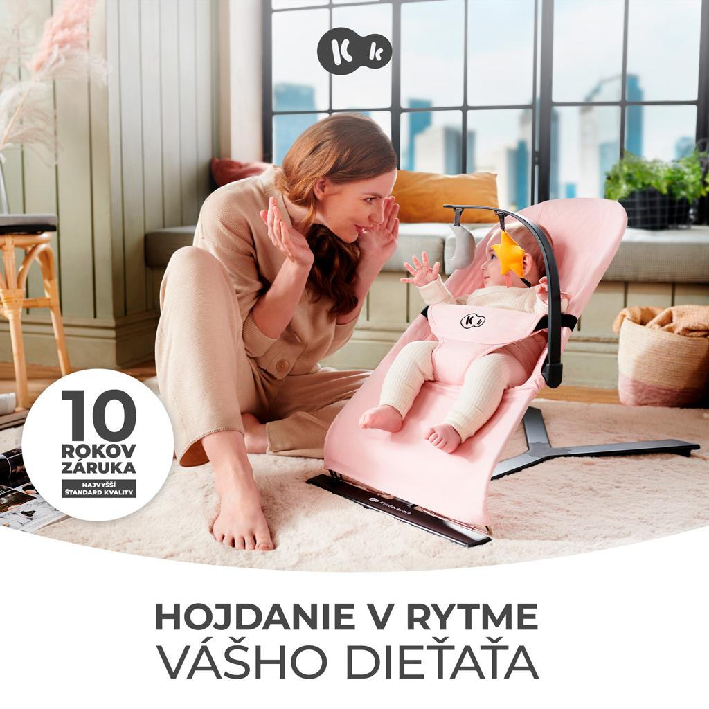 KINDERKRAFT Lehátko pohupujúce Mimi, do 9kg