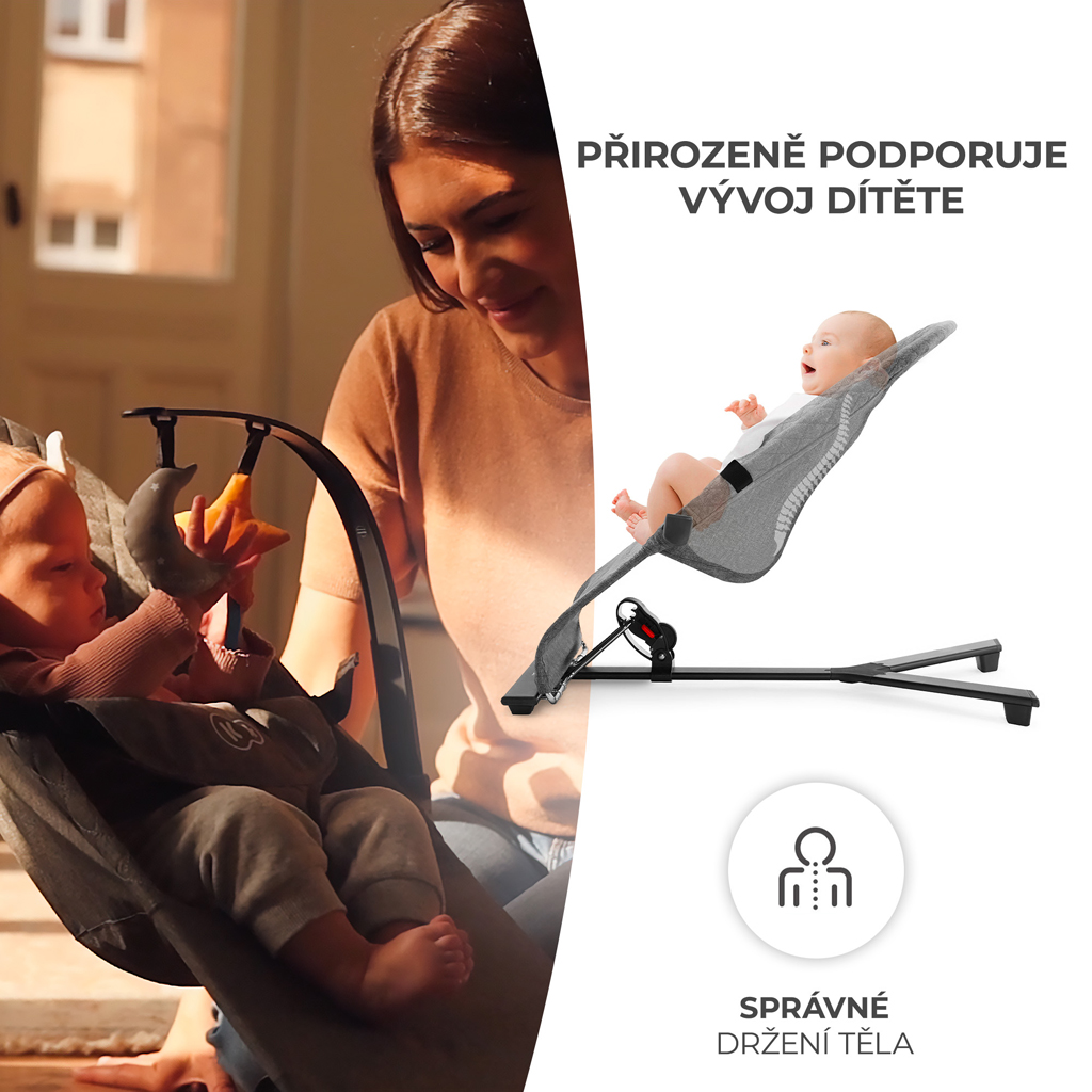 KINDERKRAFT Lehátko pohupujúce Mimi, do 9kg