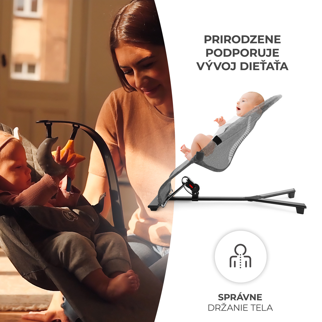 KINDERKRAFT Lehátko pohupujúce Mimi, do 9kg